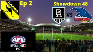 AFL Evolution 2 PC | Adelaide Crows Season 2020 | Ep 2 | Showdown