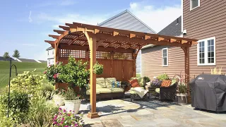 AMAZING! 100+ ARBOR PERGOLA DESIGN IDEAS | TIPS TO TRANSFORM OUTDOOR LIVING SPACE WITH ARBOR PERGOLA