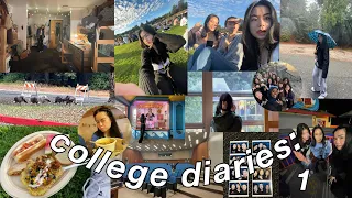 college diaries 1 .ೃ࿐ | ucsc, 1st year, welcome week, exploring campus, food, & haul!