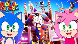 Sonic and Amy watch THE AMAZING DIGITAL CIRCUS - Ep 2: Candy Carrier Chaos! LIVE WITH CHAT!
