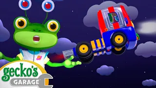 Baby Truck Space Rocket Upgrade | Gecko the Mechanic |Vehicle Repair Cartoons | Bus, Trucks and Cars