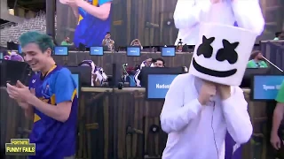 Ninja x Marshmello Win 1 Million Dollars at Pro-Am Fortnite Tournament