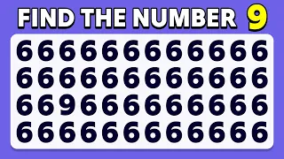 Find the ODD Number And Letter ✅ | 40 Easy, Medium, Hard Impossible Levels