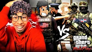 Me INFILTRO en la MILICIA y reto 2 policías a un DUELO🥵Así se demuestra QUIEN MANDA.! GTA V Roleplay