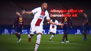 Klyian mbappe clips vs Barcelona || 4K 60 fps || + LINK ||