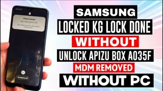 Samsung Phone Locked MDM lock kG Lock Done Without pc 2023 Phone Locked Remove Done Without pc