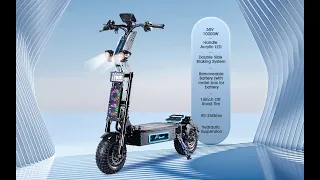 TOP1  10000W 14inch Fat Tire Electric Scooter with Removeable Battery powerful e Scooter