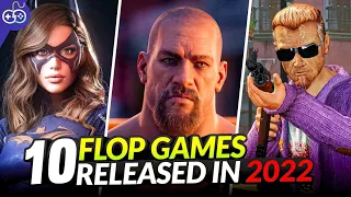 *TOP 10* Flop Games That Released In 2022 | Worst Video Game Flops in 2022