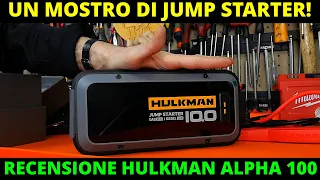 Hulkman Alpha 100 POTENTISSIMO JUMP STARTER FINO A 10000 CC DIESEL, 32000 mAh 4000 A DI SPUNTO