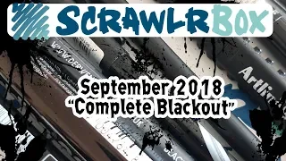 UNBOXING - ScrawlrBox September 2018 - Thema: Complete Blackout