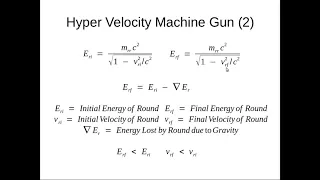 Winslow Physics: Part 2: Gravitational Red Shift Part: Hyper Laser Cannon