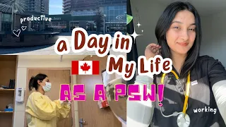 What PSW Do? A Day In my Life as a PSW| Canada| 👩‍⚕️🍁