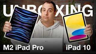 2022 M2 iPad Pro & 10th-Gen iPad Unboxing & Hands-On