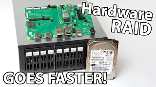 Hardware RAID for the fastest Raspberry Pi CM4 NAS!