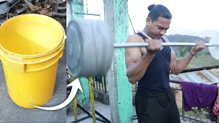 Making Heavy barbell - Homemade gym equipment - 30kg + Barbell