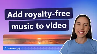 How to add royalty-free music to a video