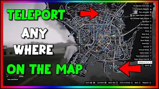 -GTA 5 Online:  TELEPORTATION GLITCH!!! - How To Teleport ANYWHERE SOLO (GTA 5 Glitches)