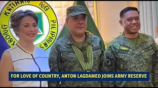 For love of country, Anton Lagdameo joins Army reserve