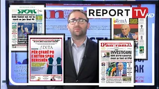 Report TV -'Shtypi i Ditës dhe Ju', ja çfarë shkruajnë gazetat për sot e martë 13 shtator 2022