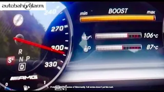 311 KM/H!!! MERCEDES-AMG S 63 TOP SPEED AUTOBAHN