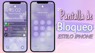 Pantalla de Bloqueo de IPhone en Android Con Notificaciones