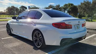 Doing Clay Bar, Polishing and Ceramic Coating my 2018 BMW m550i!!