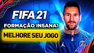 FIFA 21 l FORMAÇÃO TOP PARA ATACAR E CRIAR CHANCES DE GOL!! CRIE MAIS JOGADAS DE ATAQUE 💥🔥