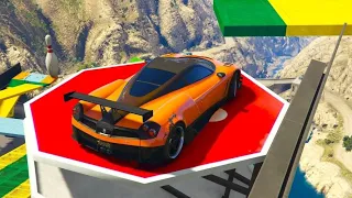 Fun in GTA 5 Parkour Races & Face to Face with Friends Live !