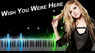 Avril Lavigne - Wish You Were Here Piano Tutorial