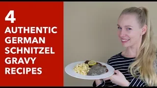 GERMAN SCHNITZEL GRAVY // 4 Most Popular Gravies for Schnitzel