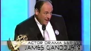 James Gandolfini wins 2003 Emmy Award for Lead Actor in a Drama Series