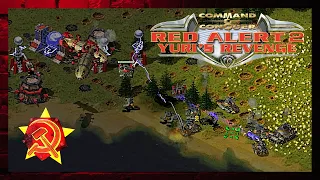 Red Alert 2: Araw ng Digmaan | 1 vs 7 Brutal AI | Superweapons [On]