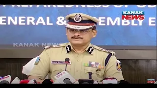 DGP Arun Sarangi Holds Press Meet Over Security Arrangement For 1st Phase Election In Odisha