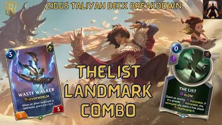 The List Landmark Combo with Ziggs Taliyah | Deck Breakdown & Gameplay | Legends of Runeterra