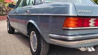 w123 Mercedes-Benz 280 E a symbol of the German middle class 1977