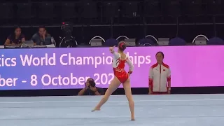 Qiu Qiyuan - China - Floor - Podium Training - World Championships 2023