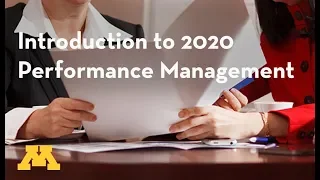 Introduction to 2020 Performance Management Webinar