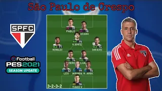 Play as Hernán Crespo's São Paulo in PES 2021