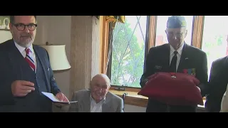 WWII Veteran gets award 80 years after liberating France from the Nazis