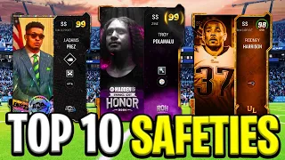 The Top 10 Safeties in Madden 24!