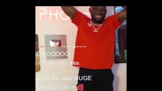 Alphonso Davies Reaction to Canada Qualifying for WorldCup #Shorts