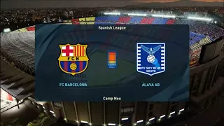 BARCELONA vs ALAVES | Master League PES 2021| LA LIGA | [4K]