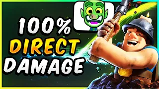 100% DIRECT DAMAGE CHEESE DECK in CLASH ROYALE! 🧀