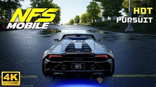 NFS MOBILE LOOKS INSANE ON MAX GRAPHICS! GAMEPLAY - HOT PURSUIT (Lamborghini Huracan)