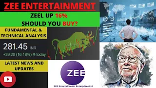 ZEEL STOCK LATEST NEWS WITH FUNDAMENTAL & TECHNICAL ANALYSIS | BUY OR SELL