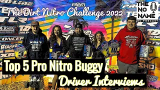 The Dirt Nitro Challlenge 2022   Pro Nitro Buggy Top 5 Driver Interviews