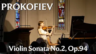 Ilva Eigus & Alexandra Dovgan | Sergei Prokofiev: Violin Sonata No. 2 in D Major, Op. 94bis