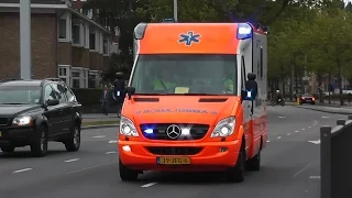[Compilatie] Vele Ambulance`s met Spoed naar Meldingen in Amsterdam