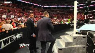 Raw: The Miz attacks John Cena before their "I Quit" Match