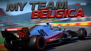 F1 2020 - MY TEAM - GP DA BÉLGICA 50% - A RENAULT PARECE UM FOGUETE! - EP 191